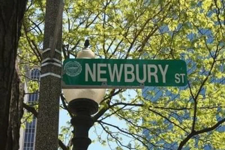 Newbury Street Sign