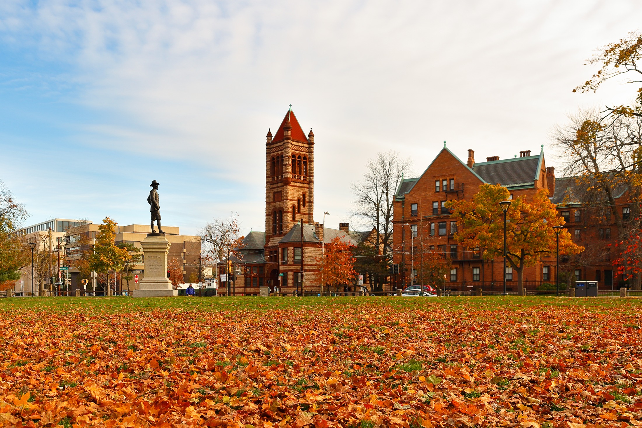 Cambridge Common In Cambridge, Massachusetts