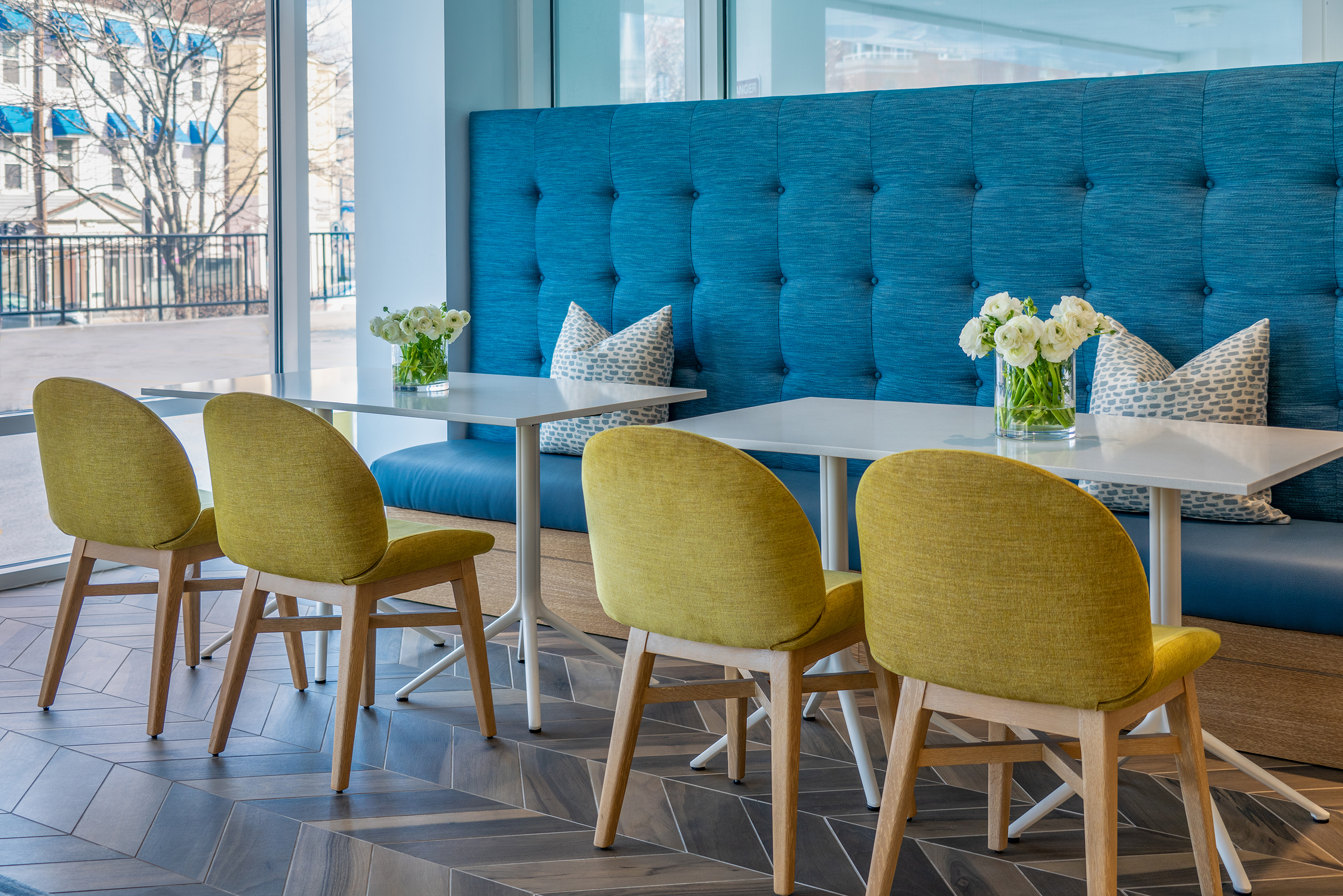 Harvard Square Hotel Lobby Banquette